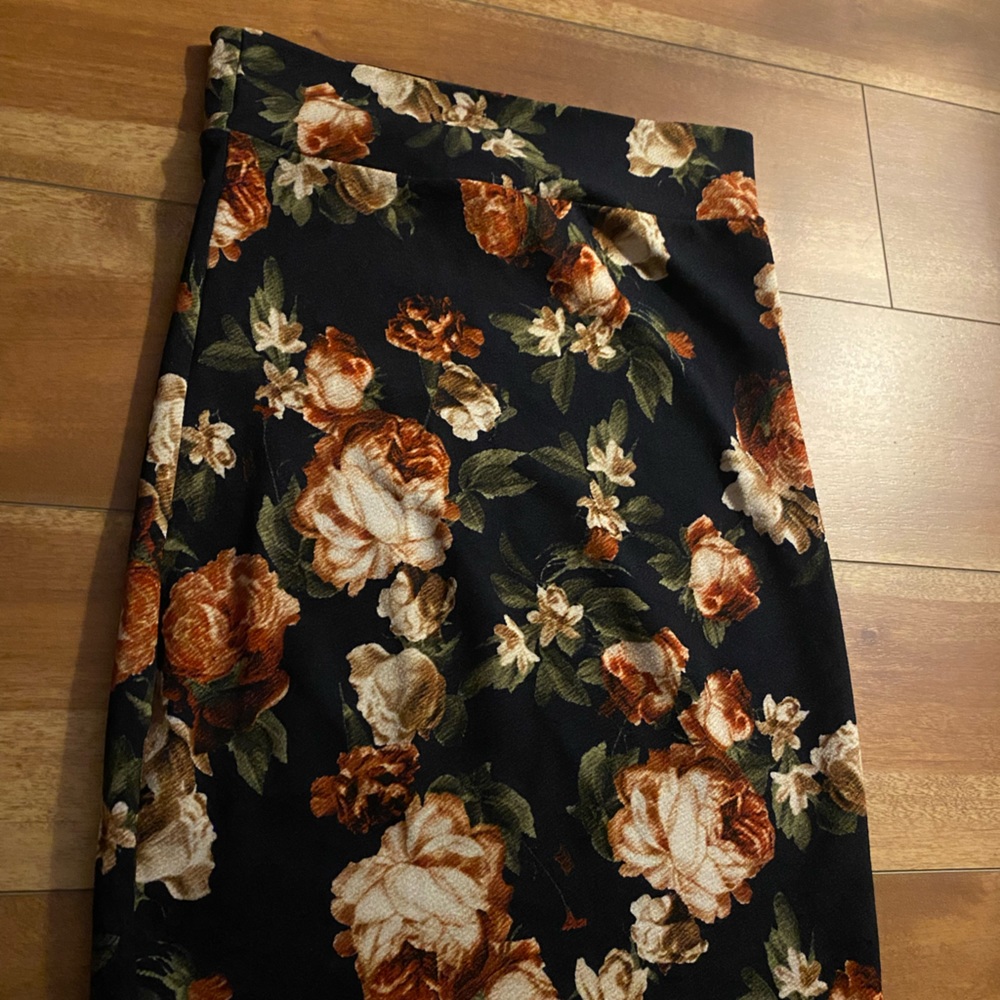 Floral Bodycon Salsa Pencil Skirt